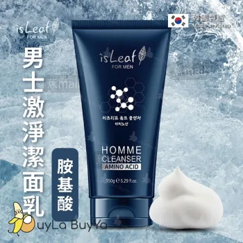 isLeaf 男士激淨潔面乳-胺基酸 150g [3385]【韓國製】