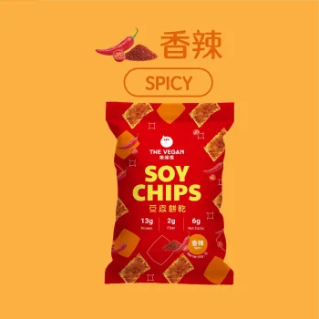 THE VEGAN 樂維根 香辣味-豆皮餅乾 30g[2084]【台灣製】